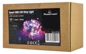 POWERTECH smart LED καλωδιοταινία HLL-0132, RGB, IP44, Bluetooth, 15m 8