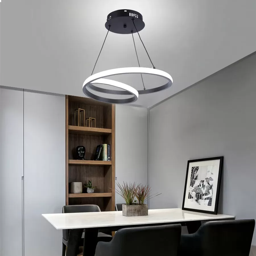 POWERTECH LED φωτιστικό οροφής HLL-0154, 25W, 4000K, Φ40cm, 1m, μαύρο 4 POWERTECH LED φωτιστικό οροφής HLL-0154, 25W, 4000K, Φ40cm, 1m, μαύρο - Image 2
