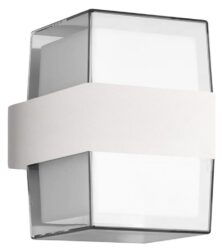 POWERTECH LED φωτιστικό τοίχου HLL-0158, 14W, 4000K, 1120lm, IP65, λευκό