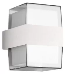 POWERTECH LED φωτιστικό τοίχου HLL-0158, 14W, 4000K, 1120lm, IP65, λευκό