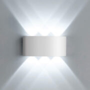 POWERTECH LED φωτιστικό τοίχου HLL-0160, 6W, 4000K, 510lm, IP65, λευκό 2