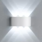 POWERTECH LED φωτιστικό τοίχου HLL-0160, 6W, 4000K, 510lm, IP65, λευκό 2