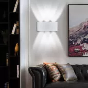 POWERTECH LED φωτιστικό τοίχου HLL-0160, 6W, 4000K, 510lm, IP65, λευκό 3