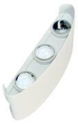 POWERTECH LED φωτιστικό τοίχου HLL-0160, 6W, 4000K, 510lm, IP65, λευκό 5