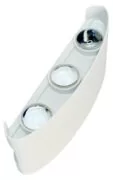 POWERTECH LED φωτιστικό τοίχου HLL-0160, 6W, 4000K, 510lm, IP65, λευκό 5