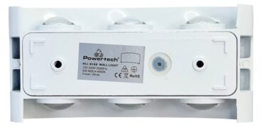 POWERTECH LED φωτιστικό τοίχου HLL-0160, 6W, 4000K, 510lm, IP65, λευκό 6