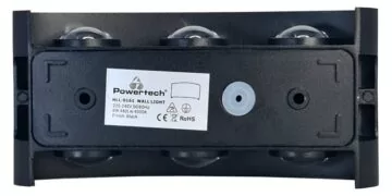 POWERTECH LED φωτιστικό τοίχου HLL-0161, 6W, 4000K, 510lm, IP65, μαύρο 6