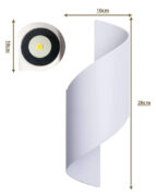 POWERTECH LED φωτιστικό τοίχου HLL-0162, 10W, 4000K, 800lm, IP65, λευκό 11 POWERTECH LED φωτιστικό τοίχου HLL-0162, 10W, 4000K, 800lm, IP65, λευκό 4