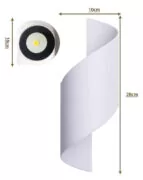 POWERTECH LED φωτιστικό τοίχου HLL-0162, 10W, 4000K, 800lm, IP65, λευκό 11 POWERTECH LED φωτιστικό τοίχου HLL-0162, 10W, 4000K, 800lm, IP65, λευκό 4