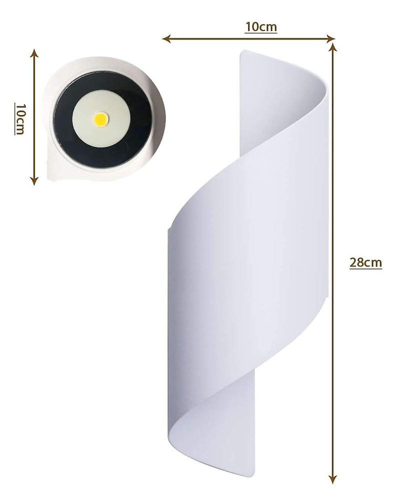 POWERTECH LED φωτιστικό τοίχου HLL-0162, 10W, 4000K, 800lm, IP65, λευκό 6 POWERTECH LED φωτιστικό τοίχου HLL-0162, 10W, 4000K, 800lm, IP65, λευκό - Image 4