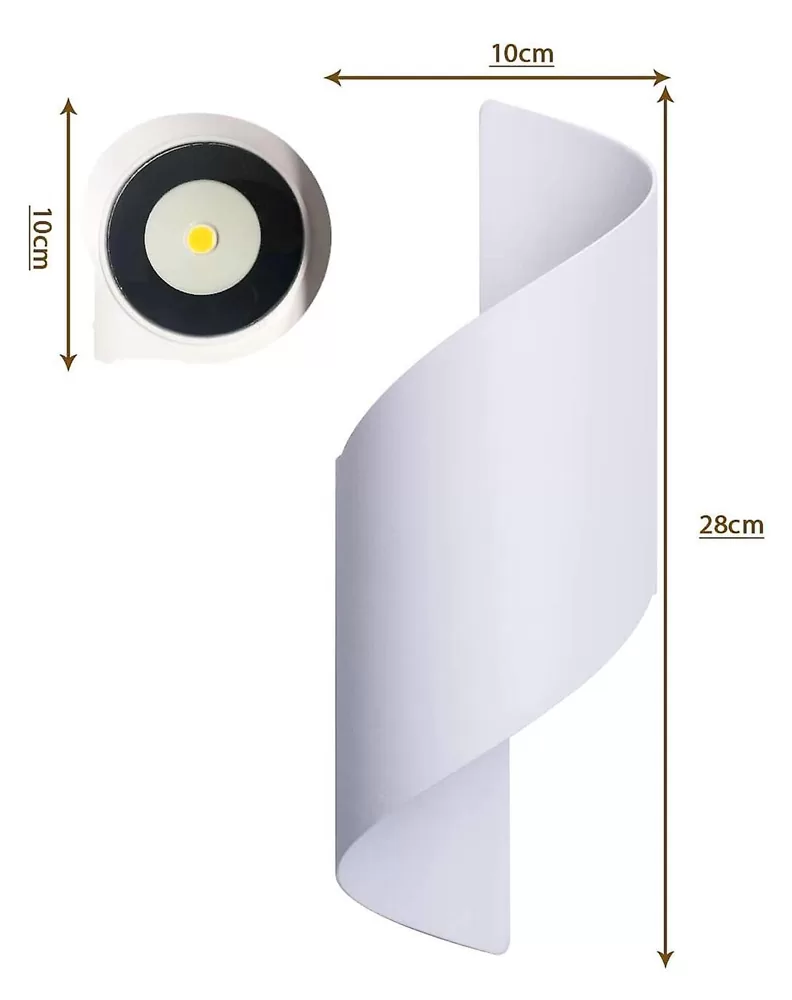 POWERTECH LED φωτιστικό τοίχου HLL-0162, 10W, 4000K, 800lm, IP65, λευκό 6 POWERTECH LED φωτιστικό τοίχου HLL-0162, 10W, 4000K, 800lm, IP65, λευκό - Image 4
