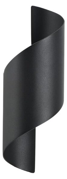 POWERTECH LED φωτιστικό τοίχου HLL-0163, 10W, 4000K, 850lm, IP65, μαύρο