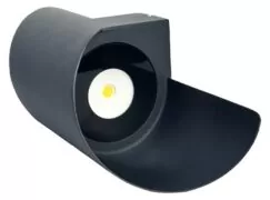 POWERTECH LED φωτιστικό τοίχου HLL-0163, 10W, 4000K, 850lm, IP65, μαύρο 5