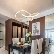 POWERTECH LED φωτιστικό οροφής HLL-0164, 50W, 4000K, Φ60cm, 1m, λευκό 2