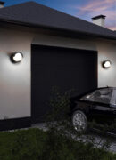 POWERTECH LED φωτιστικό τοίχου HLL-0167, 12W, 4000K, 960lm, IP65, μεταλλικό, μαύρο 2