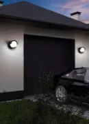POWERTECH LED φωτιστικό τοίχου HLL-0167, 12W, 4000K, 960lm, IP65, μεταλλικό, μαύρο 2