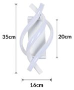 POWERTECH LED φωτιστικό τοίχου HLL-0168, 12W, 4000K, 960lm, λευκό 4
