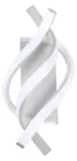 POWERTECH LED φωτιστικό τοίχου HLL-0168, 12W, 4000K, 960lm, λευκό 1