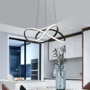 POWERTECH LED φωτιστικό οροφής HLL-0180, 50W, 4000K, Φ60cm x 120cm, μαύρο 3