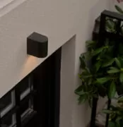 POWERTECH φωτιστικό τοίχου HLL-0187 για GU10 λάμπα, μεταλλικό, IP65, μαύρο 2