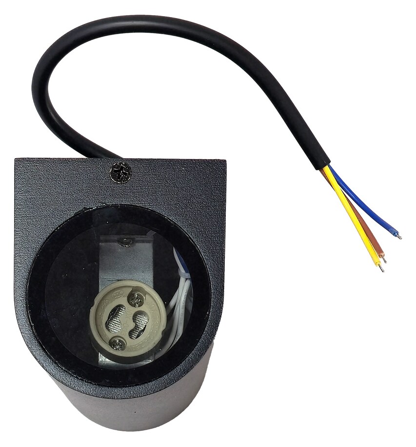 POWERTECH φωτιστικό τοίχου HLL-0188 για 2x GU10 λάμπες, μεταλλικό, IP65, μαύρο 5 POWERTECH φωτιστικό τοίχου HLL-0188 για 2x GU10 λάμπες, μεταλλικό, IP65, μαύρο - Image 3