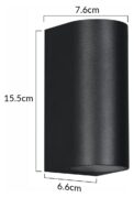POWERTECH φωτιστικό τοίχου HLL-0188 για 2x GU10 λάμπες, μεταλλικό, IP65, μαύρο 12 POWERTECH φωτιστικό τοίχου HLL-0188 για 2x GU10 λάμπες, μεταλλικό, IP65, μαύρο 5