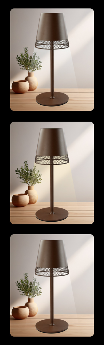 POWERTECH LED επιτραπέζιο φωτιστικό HLL-0191, ρυθμιζόμενο, επαναφορτιζόμενο, καφέ 4 POWERTECH LED επιτραπέζιο φωτιστικό HLL-0191, ρυθμιζόμενο, επαναφορτιζόμενο, καφέ - Image 2