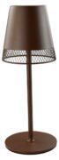 POWERTECH LED επιτραπέζιο φωτιστικό HLL-0191, ρυθμιζόμενο, επαναφορτιζόμενο, καφέ