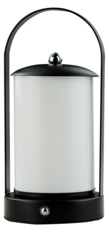 POWERTECH LED επιτραπέζιο φωτιστικό HLL-0192 με λαβή, ρυθμιζόμενο, επαναφορτιζόμενο, μαύρο