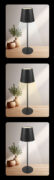 POWERTECH LED επιτραπέζιο φωτιστικό HLL-0193, ρυθμιζόμενο, επαναφορτιζόμενο, μαύρο 2