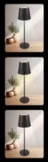 POWERTECH LED επιτραπέζιο φωτιστικό HLL-0193, ρυθμιζόμενο, επαναφορτιζόμενο, μαύρο 2