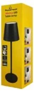 POWERTECH LED επιτραπέζιο φωτιστικό HLL-0193, ρυθμιζόμενο, επαναφορτιζόμενο, μαύρο 5