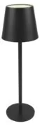 POWERTECH LED επιτραπέζιο φωτιστικό HLL-0193, ρυθμιζόμενο, επαναφορτιζόμενο, μαύρο