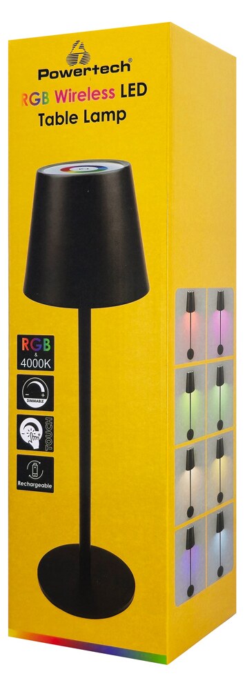 POWERTECH LED επιτραπέζιο φωτιστικό HLL-0195, RGB, ρυθμιζόμενο, επαναφορτιζόμενο, μαύρο 7 POWERTECH LED επιτραπέζιο φωτιστικό HLL-0195, RGB, ρυθμιζόμενο, επαναφορτιζόμενο, μαύρο - Image 5