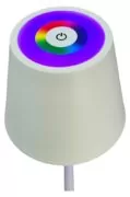 POWERTECH LED επιτραπέζιο φωτιστικό HLL-0196, RGB, ρυθμιζόμενο, επαναφορτιζόμενο, λευκό 3