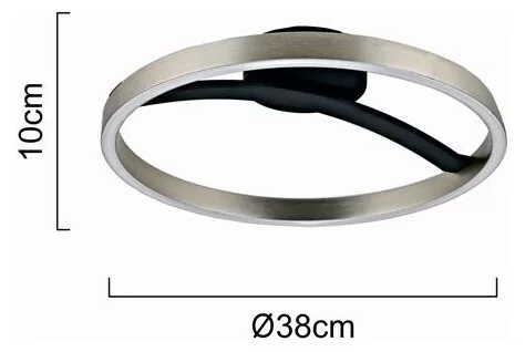 POWERTECH LED φωτιστικό οροφής HLL-0200, 29W, 4000K, Φ38x10cm, ασημί/μαύρο 6 POWERTECH LED φωτιστικό οροφής HLL-0200, 29W, 4000K, Φ38x10cm, ασημί/μαύρο - Image 4