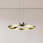 POWERTECH LED φωτιστικό οροφής HLL-0201, 29W, 4000K, Φ38x120cm, χρυσό/μαύρο 2