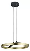 POWERTECH LED φωτιστικό οροφής HLL-0201, 29W, 4000K, Φ38x120cm, χρυσό/μαύρο 1