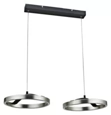 POWERTECH LED φωτιστικό οροφής HLL-0203, 42W, 4000K, 70x30x120cm, ασημί/μαύρο