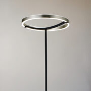 POWERTECH LED φωτιστικό δαπέδου HLL-0204, 42W, 4000K, Φ38x157cm, ασημί/μαύρο 2