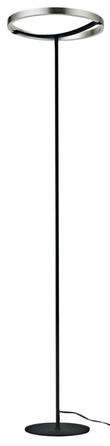 POWERTECH LED φωτιστικό δαπέδου HLL-0204, 42W, 4000K, Φ38x157cm, ασημί/μαύρο