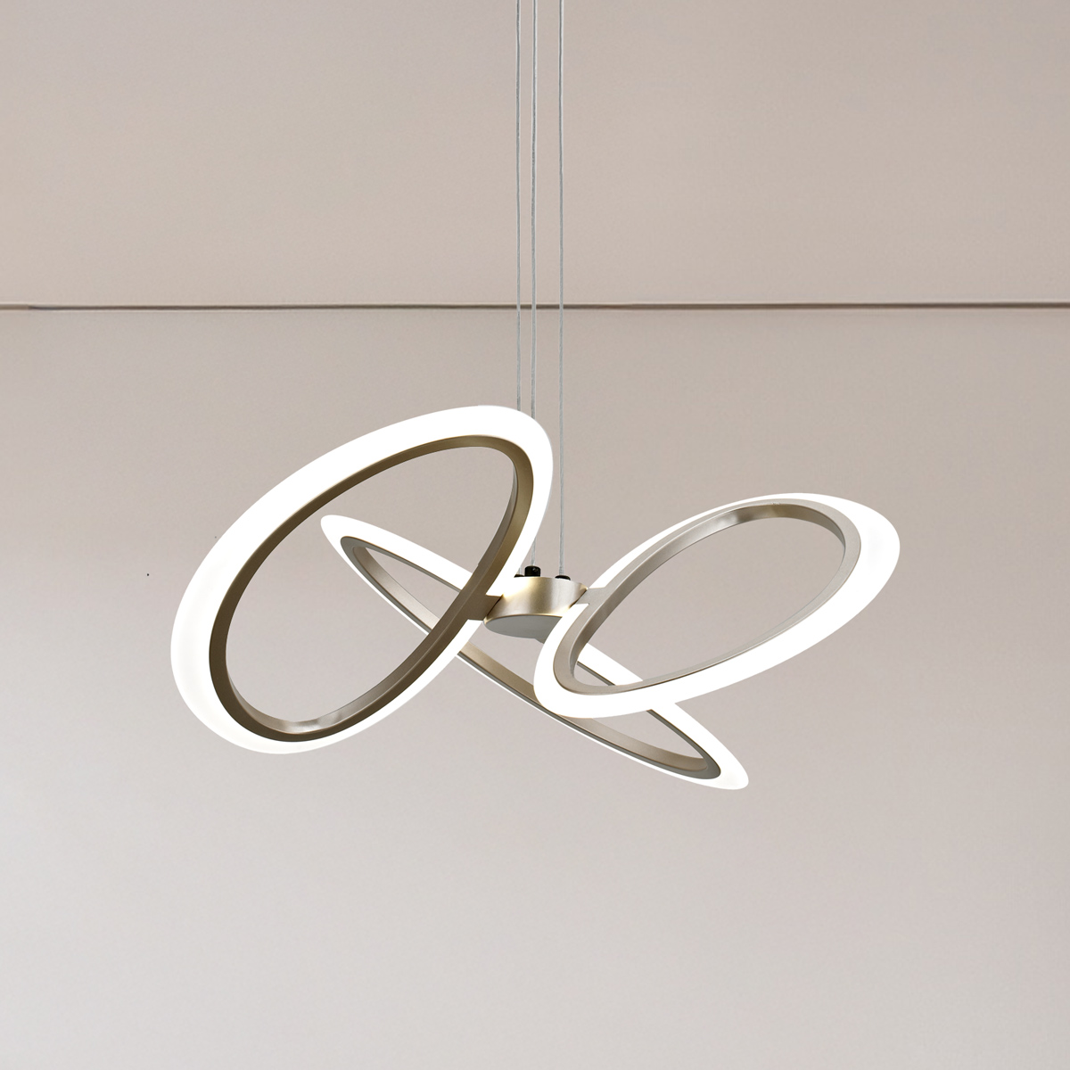 POWERTECH LED φωτιστικό οροφής HLL-0205, 40W, 4000K, Φ53x120cm, οπάλ χρυσό/μαύρο 4 POWERTECH LED φωτιστικό οροφής HLL-0205, 40W, 4000K, Φ53x120cm, οπάλ χρυσό/μαύρο - Image 2