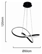 POWERTECH LED φωτιστικό οροφής HLL-0207, 48W, 4000K, Φ50cm x 120cm, μαύρο 10 POWERTECH LED φωτιστικό οροφής HLL-0207, 48W, 4000K, Φ50cm x 120cm, μαύρο 4
