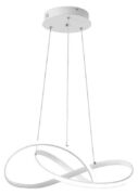 POWERTECH LED φωτιστικό οροφής HLL-0209, 48W, 4000K, Φ50cm x 120cm, λευκό