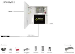 PULSAR τροφοδοτικό HPSB-12V7A-C, 13.8V/7A/17Ah buffer 6 PULSAR τροφοδοτικό HPSB-12V7A-C, 13.8V/7A/17Ah buffer 2