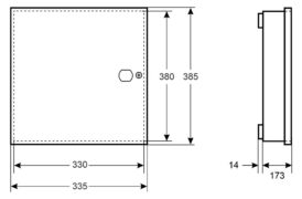 PULSAR τροφοδοτικό HPSB-24V5A-C, 27.6V/5A 4