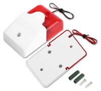 Σειρήνα πανικού Piezzo εσωτερικού χώρου HS-157, 12V, Red 2