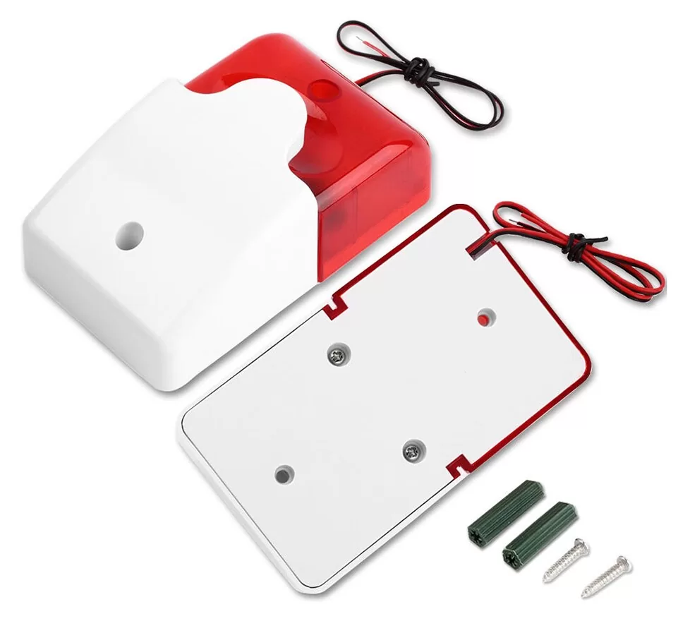 Σειρήνα πανικού Piezzo εσωτερικού χώρου HS-157, 12V, Red 4 Σειρήνα πανικού Piezzo εσωτερικού χώρου HS-157, 12V, Red - Image 2