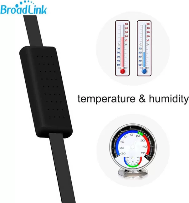 BROADLINK καλώδιο με αισθητήρα ανίχνευσης θερμοκρασίας & υγρασίας HTS2 4 BROADLINK καλώδιο με αισθητήρα ανίχνευσης θερμοκρασίας & υγρασίας HTS2 - Image 2