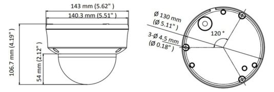 HIKVISION HIWATCH υβριδική κάμερα HWT-D320-VF, 2.8-12mm, 2MP, IP66, IK10 2